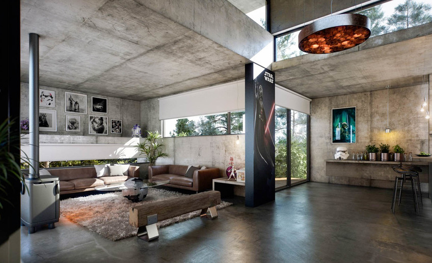 Usual 21 concrete interior