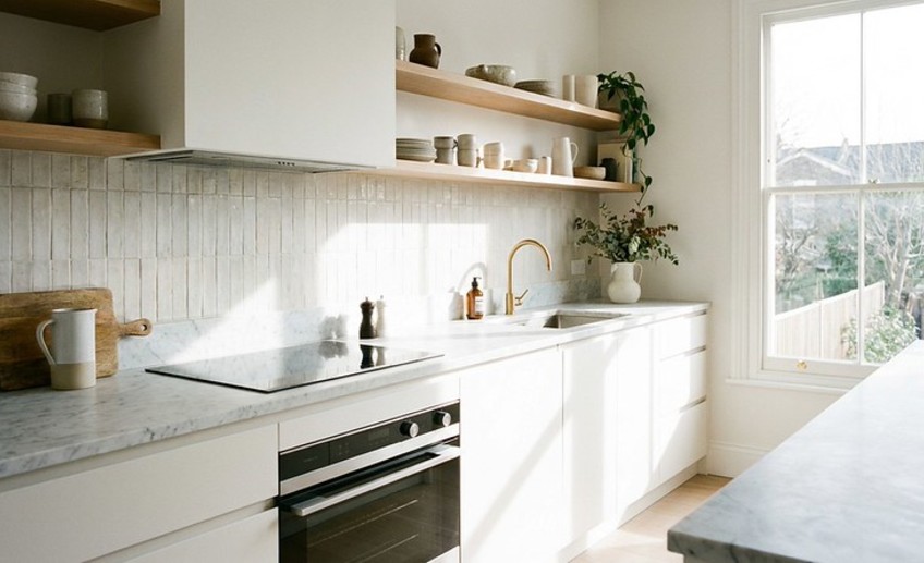 Кухня без навесных шкафов Кухня без навесных шкафов